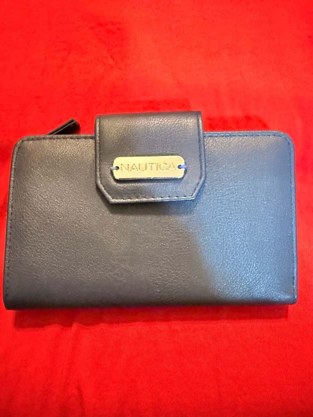 Nautica RFID Protected Bi-Fold Wallet in Blue